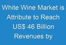 White Wine Market is Attribute to Reach US$ 46 Billion Revenues by 2024