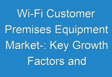 Wi-Fi Customer Premises Equipment Market-: Key Growth Factors and Opportunity Analysis by 2030