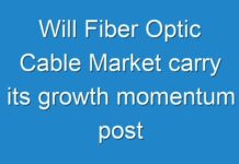 Will Fiber Optic Cable Market carry its growth momentum post COVID-19? Read more to know