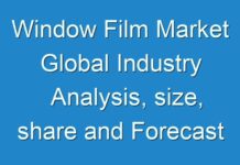 Window Film Market Global Industry Analysis, size, share and Forecast 2019-2029