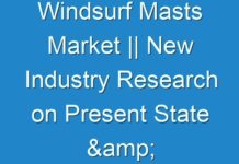 Windsurf Masts Market || New Industry Research on Present State & Future Growth Prospects by 2028