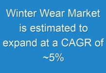 Winter Wear Market is estimated to expand at a CAGR of ~5%