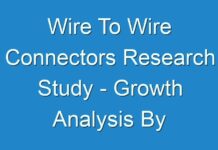 Wire To Wire Connectors Research Study – Growth Analysis By Manufacturers, Regions, Type And Application