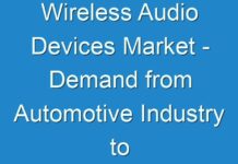 Wireless Audio Devices Market – Demand from Automotive Industry to Create Lucrative Opportunities