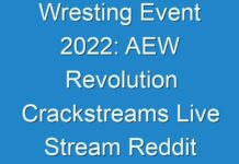 Wresting Event 2024: AEW Revolution Crackstreams Live Stream Reddit Free Online